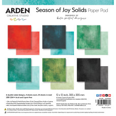 Arden Creative Studio - Season of Joy - Solids 12'' x 12'' Paper Pad