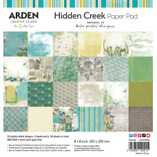 Arden Creative Studio - Hidden Creek - 8 x 8 Paper Pad