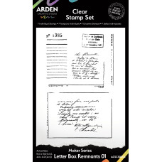 Arden Creative Studio - Maker Series - Letter Box Remnants Clear Stamp Set