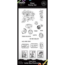 Arden Creative Studio - Maker Series - Letter Box Postmarks Clear Stamp Set 