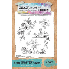 Beneath the Brambles - Floral Borders and Corners 6in x 8in Clear Stamp Set