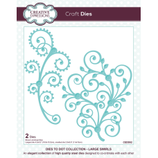 Creative Expressions - Dies To Dots - Large Swirls