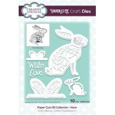 Paper Cuts - Craft Die - 3D Collection - Hare Paper Cuts - Craft Die - 3D Collection - Hare