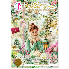 Ciao Bella Paper - Junk Journal & Ephemera Book - Golden Winter 