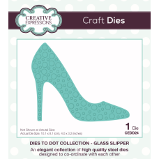 Creative Expressions - Dies To Dot Collection - Glass Slipper 