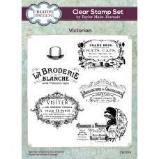Taylor Made Journals - Clear Stamp Set - Victorian