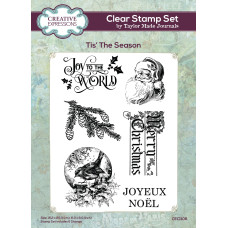 Taylor Made Journals - Clear Stamp Set - Tis' The Season