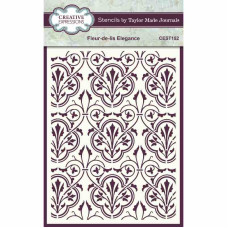 Taylor Made Journals - Fleur-de-lis Elegance Stencil