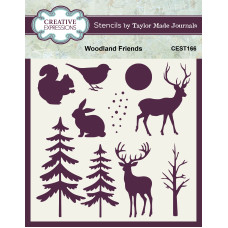 Taylor Made Journals - Stencils - Woodlands Friends