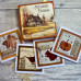 Taylor Made Journals - Clear Stamp Set - Falling Leaves