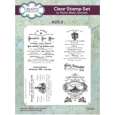 Taylor Made Journals - Clear Stamp Set - Ads 2