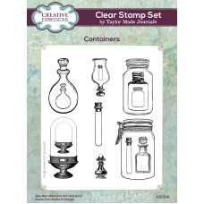 Taylor Made Journals - Clear Stamp Set - Containers