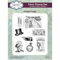 Taylor Made Journals - Clear Stamp Set - Hodge Podge