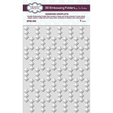 3D Embossing Folder - Diamond Droplets