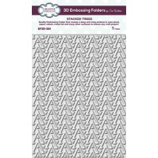 3D Embossing Folder - Stacked Trees
