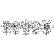 Woodware Clear Singles - Fab Flowers Woodware Clear Singles - Fab Flowers