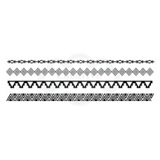 Woodware Clear Singles - Tribal Borders Woodware Clear Singles - Tribal Borders