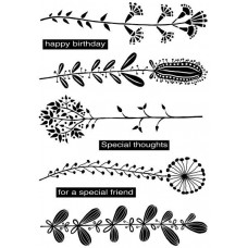 Woodware Clear Singles - Doodle Plants and Things Woodware Clear Singles - Doodle Plants and Things