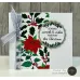Jamie Rodgers Crafts - Christmas Wishes Collection - Poinsettia Melody DL Stamp