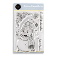 Jamie Rodgers Crafts - Christmas Wishes Collection - Rodney The Snowman Stamp Set