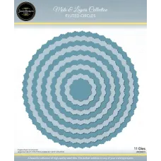 Jamie Rodgers Crafts - Mats & Layers Collection - Fluted Circles