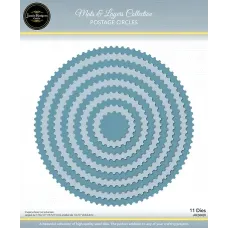 Jamie Rodgers Crafts - Mats & Layers Collection - Postage Circles