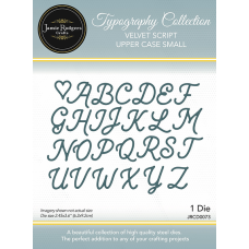 Jamie Rodgers - Typography Collection - Velvet Script Upper Case Small 