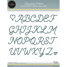 Jamie Rodgers - Typography Collection - Velvet Script Upper Case Large