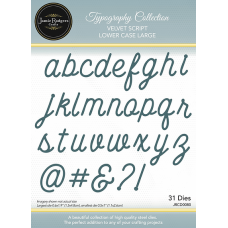 Jamie Rodgers - Typography Collection - Velvet Script Lower Case Large