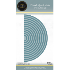 Jamie Rodgers Crafts - Mats & Layers Collection - Plain Half Circles Die Set