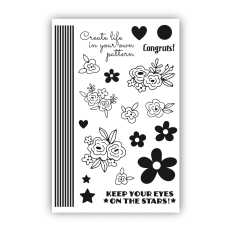 Julie Hickey Designs - Blooming Lovely Stamp Set