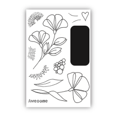 Julie Hickey Designs - Phillipa's Fantasy Florals A6 Stamp Set