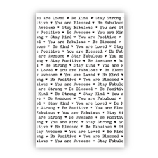 Julie Hickey Designs - Phillipa's Quote Background A6 Stamp Set