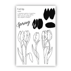 Julie Hickey Designs - Peter's Tulips A6 Stamp Set