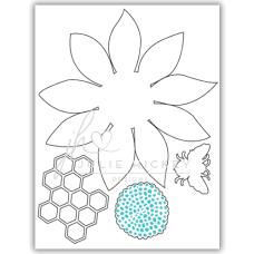 Julie Hickey Designs - Sunflower Bee Die Set