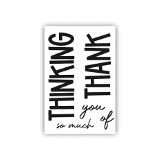 Julie Hickey Designs - Thinking/Thank & More! A7 Stamp Set