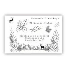 Julie Hickey Designs - Christmas Wishes A6 Stamp Set