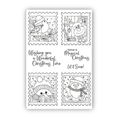 Julie Hickey Designs - Christmas Cuties A6 Stamp Set