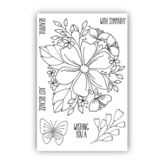 Julie Hickey Designs - Nature's Garden 5 A6 Stamp Set Julie Hickey Designs - Nature's Garden 5 A6 Stamp Set