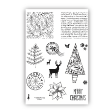 Julie Hickey Designs - Christmas Postage & More! A6 Stamp Set Julie Hickey Designs - Christmas Postage & More! A6 Stamp Set