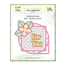 Lisa Horton Crafts - Composition Layout Dies - Set I (Abstract Leaves)