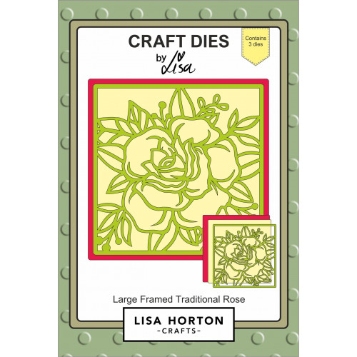 Lisa Horton Crafts - Large Framed Traditional Rose Die