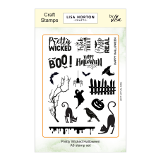 Lisa Horton Crafts - Pretty Wicked Halloween A5 Stamp Set