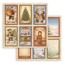 Stamperia - Silent Night - 8"x8" Double Sided Scrapbooking Pad - Silent Night Stamperia - Silent Night - 8"x8" Double Sided Scrapbooking Pad - Silent Night