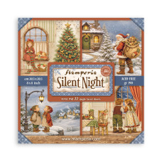 Stamperia - Silent Night - 8"x8" Single Faced Scrapbooking Pad Stamperia - Silent Night - 8"x8" Single Faced Scrapbooking Pad