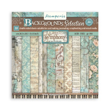 Stamperia - Symphony - 8x8 Backgrounds Scrapbooking Pad