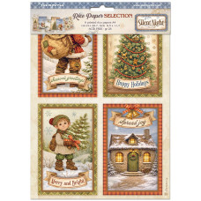 Stamperia - Silent Night - A4 Rice Paper Selection Stamperia - Silent Night - A4 Rice Paper Selection