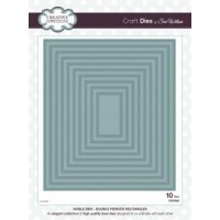 Noble Collection - Double Pierced Rectangles Noble Collection - Double Pierced Rectangles