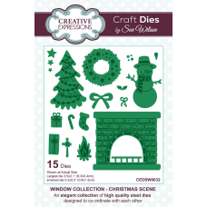 Sue Wilson - Window Collection - Christmas Scene