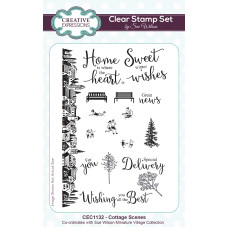 Sue Wilson - Cottage Scenes - Stamp Set                                                                                                                                                                                                       